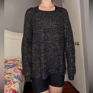 Black sparkly sweater